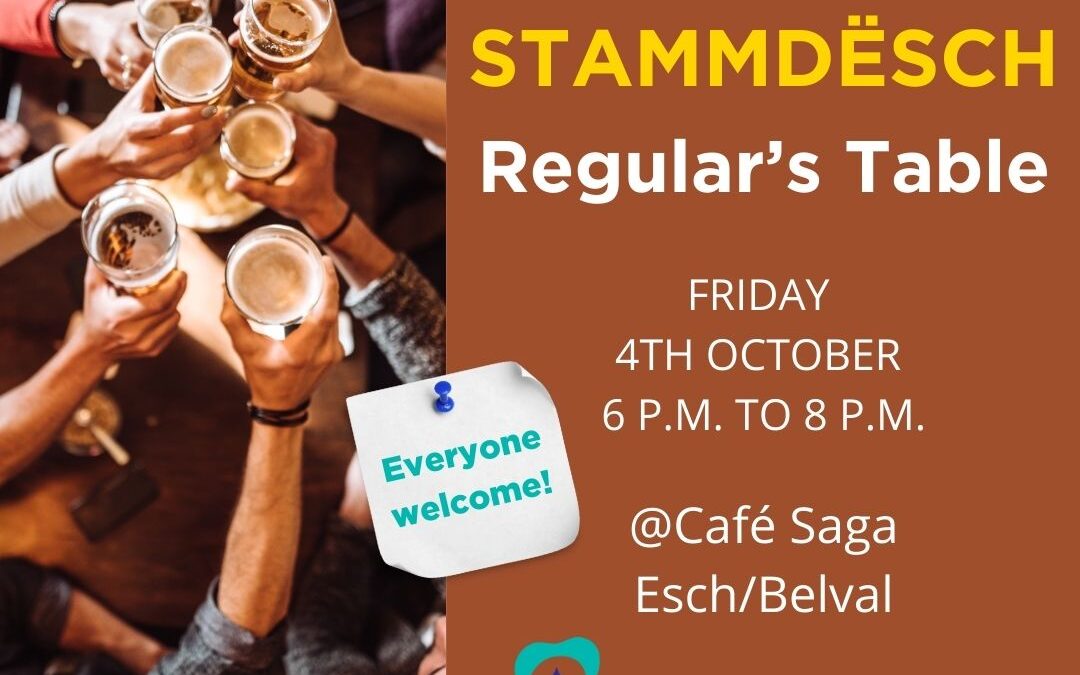 Stammdësch / Regular’s table 4.10.2024